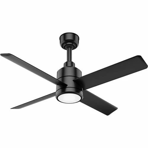 Hunter Fan Hunter TRAK™ Modern Commercial Ceiling Fan w/ Light Kit - 60" - 24887 CFM - Matte Black