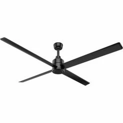 Hunter Fan Hunter TRAK™ Modern Commercial Ceiling Fan - 96" - 24887 CFM - Matte Black