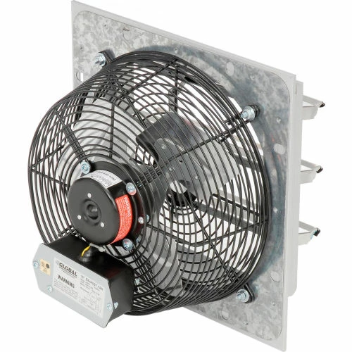 CD Continental Dynamics® Direct Drive 10" Exhaust Fan W/ Shutter, 3 Speed, 1500CFM, 1/30HP, 1Phase - Image 5