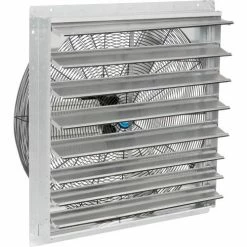 CD Continental Dynamics® Direct Drive 30" Exhaust Fan w/ Shutter, 2 Speed, 8000 CFM, 1/4HP, 1Phase