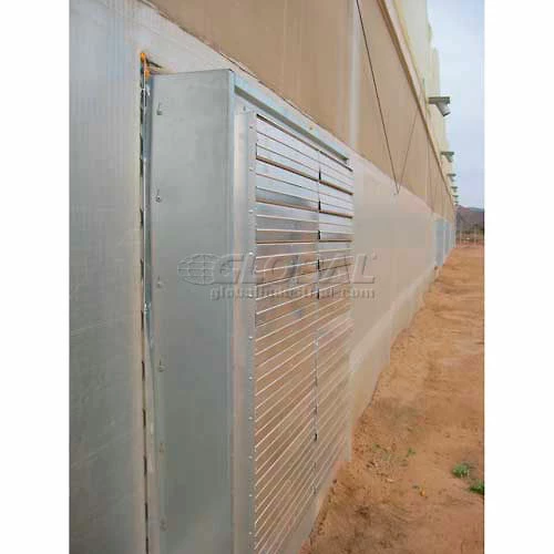 J&D Manufacturing J&D 36" Galvanized Wall Master Exhaust Fan, Belt Drive, 1hp - Image 3