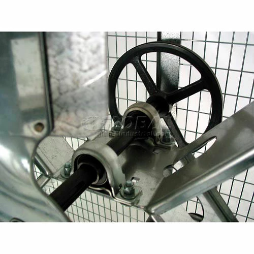 J&D Manufacturing J&D 36" Galvanized Wall Master Exhaust Fan, Belt Drive, 1hp - Image 6