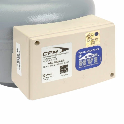 Continental Fan AXC100A-ES In-Line Duct Fan 4" Energy Star - Image 3