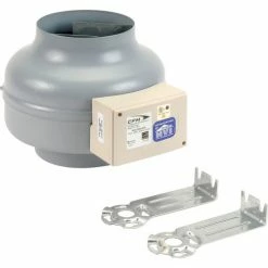 Continental Fan AXC150A-ES In-Line Duct Fan 6" Energy Star 235 CFM