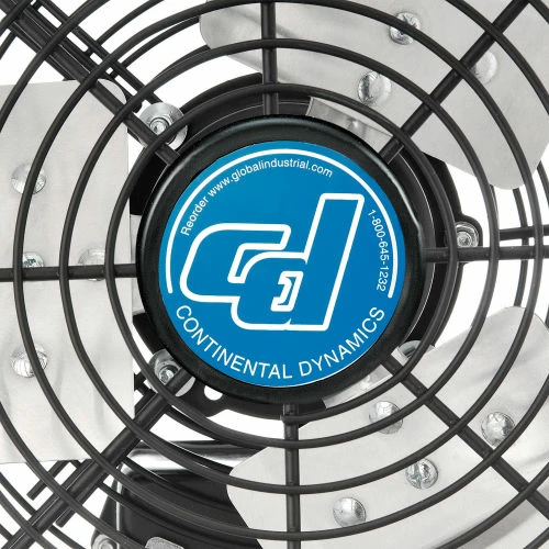 CD Continental Dynamics® Direct Drive 10" Exhaust Fan W/ Shutter, 1 Speed, 1500CFM, 1/30HP, 1Phase - Image 19