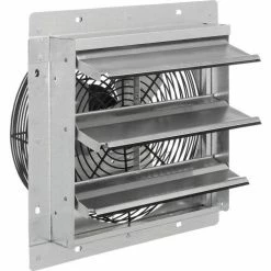 CD Continental Dynamics® Direct Drive 12" Exhaust Fan w/ Shutter, 1 Speed, 2150CFM, 1/12HP, 1Phase
