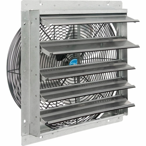 CD Continental Dynamics® Direct Drive 18" Exhaust Fan W/ Shutter, 1 Speed, 5250CFM, 1/8 HP, 1Phase