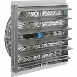 CD Continental Dynamics® Direct Drive 24" Exhaust Fan w/ Shutter, 1 Speed, 7000 CFM, 1/4HP, 1Phase