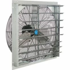CD Continental Dynamics® Direct Drive 30" Exhaust Fan w/ Shutter, 1 Speed, 8000CFM, 1/4 HP, 1Phase