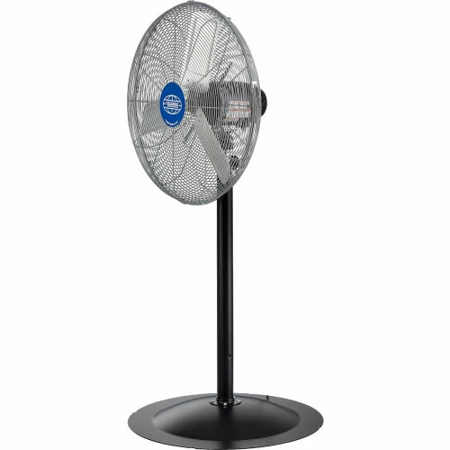 Global Industrial 24" Deluxe Oscillating Pedestal Fan, 3 Speed, 7,525 CFM, 300W, 1/2 HP - Image 6
