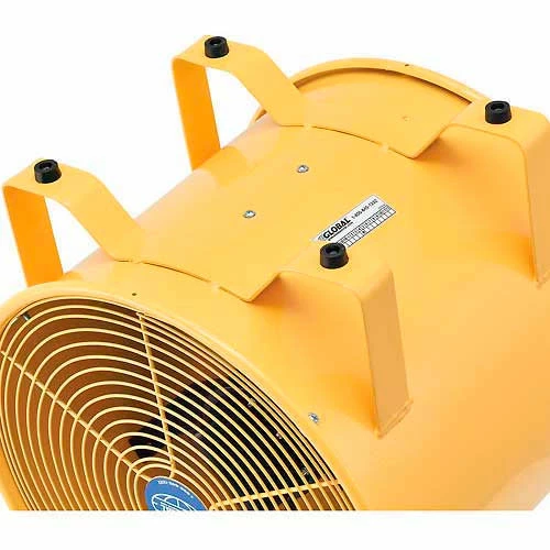 Global Industrial 12" Portable Blower Fan, 16' Flexible Duct, 2 Speed, 1640 CFM, 3/8 HP - Image 4