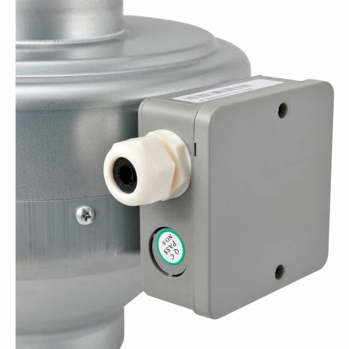 Global Industrial 4" Galvanized Steel Inline Duct Fan W/ Energy Star Rating - Image 4