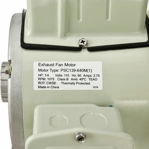 CD Continental Dynamics® 18" Corrosion Resistant Exhaust Fan, 1 Speed, 1/4 HP, Single Phase - Image 10