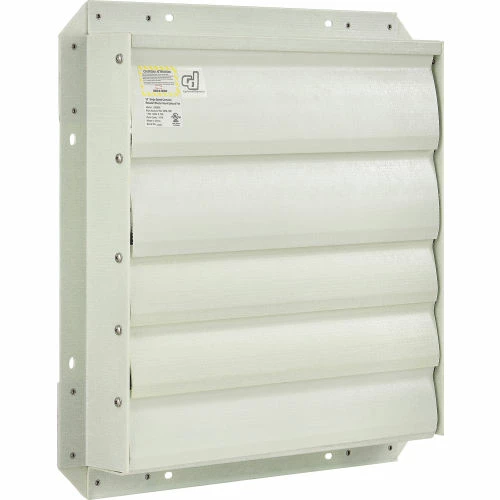 CD Continental Dynamics® 18" Corrosion Resistant Exhaust Fan, 1 Speed, 1/4 HP, Single Phase - Image 13