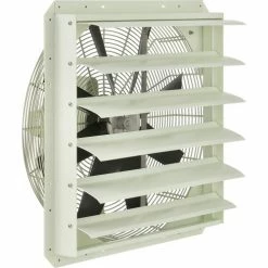 CD Continental Dynamics® 24" Corrosion Resistant Exhaust Fan, 1 Speed, 1/2 HP, Single Phase
