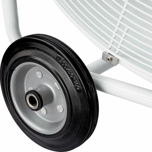 Global Industrial 24" Outdoor Rated Mobile Tilt Drum Blower Fan, 2 Speed, 5,800 CFM, 1/4 HP - Image 7