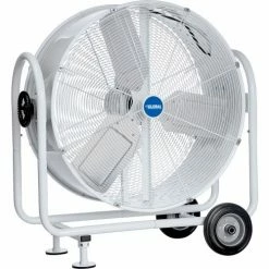 Global Industrial 30" Outdoor Rated Mobile Tilt Drum Blower Fan, 2 Speed, 6,890 CFM, 1/3 HP