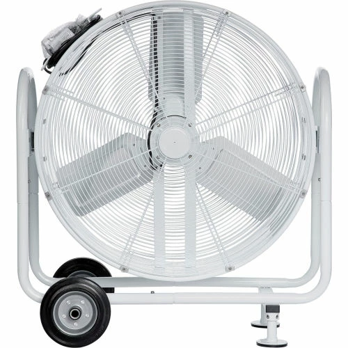 Global Industrial 30" Outdoor Rated Mobile Tilt Drum Blower Fan, 2 Speed, 6,890 CFM, 1/3 HP - Image 3