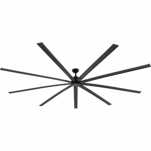 Global Industrial 108" Industrial Ceiling Fan, DC Motor, 6 Speed, 19448 CFM, Black
