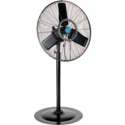 CD Continental Dynamics® 30" Pedestal Misting Fan, Outdoor Rated, Oscillating, 7204 CFM, 1/7 HP