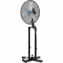 CD Continental Dynamics® 24" Foldable Mobile Pedestal Fan, 10,000 CFM, 1/4 HP, 1 Phase