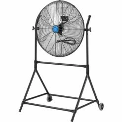 CD Continental Dynamics® 24" Mobile Industrial Stand Fan, 9,550 CFM, 1/4 HP, 120V