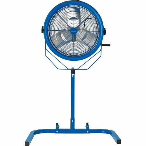 Global Industrial 14" High Velocity Fan, Pedestal Stroller Mount, 6,800 CFM, 1/3 HP, 115V - Image 2