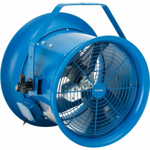 Global Industrial 14" High Velocity Fan, Pedestal Stroller Mount, 6,800 CFM, 1/3 HP, 115V - Image 3