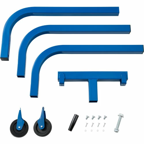 Global Industrial 14" High Velocity Fan, Pedestal Stroller Mount, 6,800 CFM, 1/3 HP, 115V - Image 5