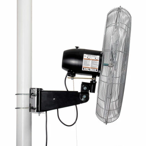Global Industrial 24" Deluxe Oscillating Fan, Pole or Column Mount, 8,650 CFM, 1/2 HP - Image 2