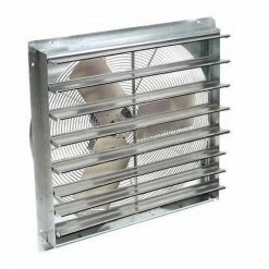 TPI 14" Exhaust Fan Shutter Mounted CE14-DS 1/8HP 1520CFM