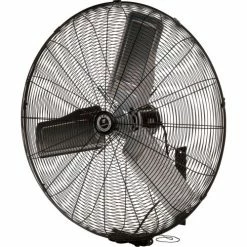 TPI 24" Wall Mount Fan, 3 Speed, 3400 CFM, 120V, 1/4 HP, Single Phase