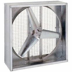 36" Direct Drive Agricultural Box Fan 230V 1/2 HP Motor