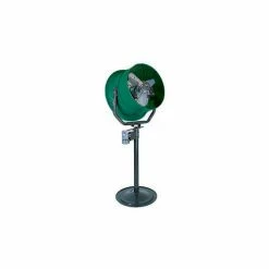 30" Oscillating Pedestal Fan, 7,900 CFM, 1/2 HP, 1 Phase, Green