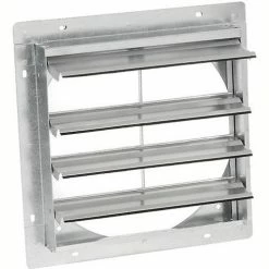 TPI Shutter For 10" Exhaust Fan, 13-1/8"W x 13-1/8"H
