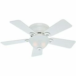 Hunter Fan Conroy 42" Indoor Ceiling Fan 51022 - Snow White