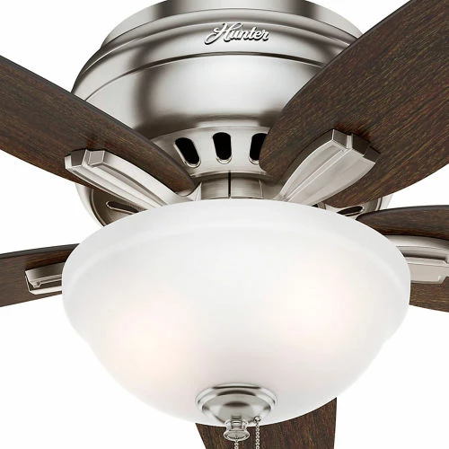 Hunter Fan 42" Newsome Low Profile Ceiling Fan with Light 51082 - Brushed Nickel - Image 7