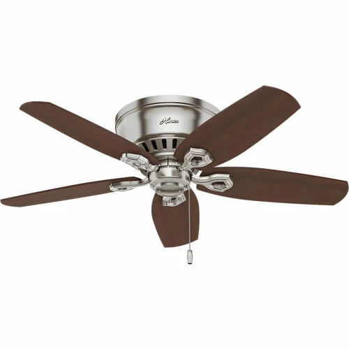 Hunter Fan 42" Builder Low Profile Ceiling Fan with Light 51092 - Brushed Nickel - Image 8