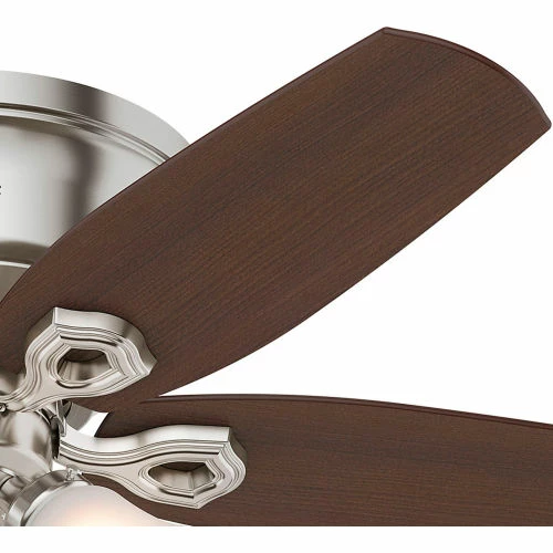 Hunter Fan 42" Builder Low Profile Ceiling Fan with Light 51092 - Brushed Nickel - Image 7