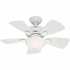 Hunter Fan Watson 34" Indoor Ceiling Fan 52089 - Snow White