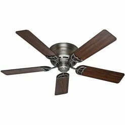 Hunter Fan Low Profile® III 52" Indoor Ceiling Fan 53071 - Antique Pewter