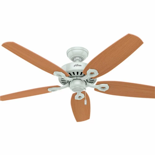 Hunter Fan 52" Builder Deluxe Ceiling Fan with Light 53089 - White - Image 9