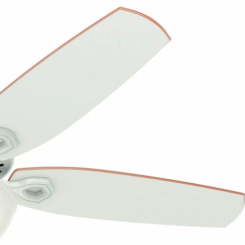 Hunter Fan 52" Builder Deluxe Ceiling Fan with Light 53089 - White - Image 6