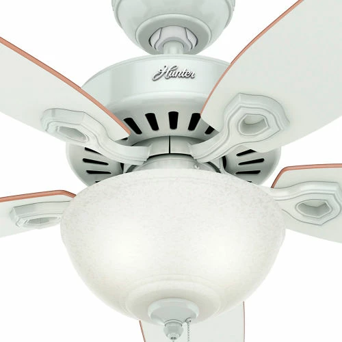 Hunter Fan 52" Builder Deluxe Ceiling Fan with Light 53089 - White - Image 5
