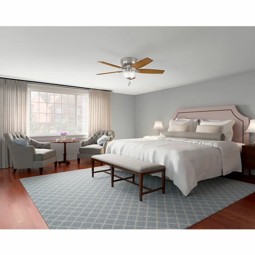 Hunter Fan 52" Kenbridge Ceiling Fan with Light 53380 - Brushed Nickel - Image 3