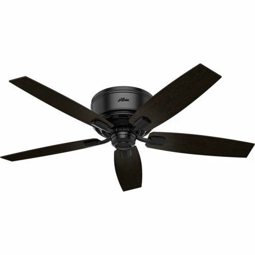 Hunter Fan 52" Bennett Ceiling Fan with Light and Handheld Remote 53393 - Matte Black - Image 9
