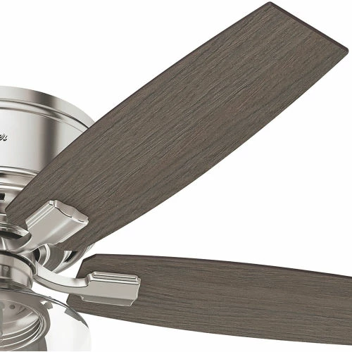 Hunter Fan 52" Bennett Ceiling Fan with Light and Handheld Remote 53394 - Brushed Nickel - Image 6