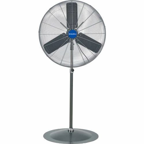Global Industrial 30" Oscillating Pedestal Fan, 8,775 CFM, 1/3 HP, 1 Phase - Image 2