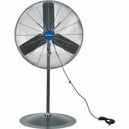 Global Industrial 30" Oscillating Pedestal Fan, 8,775 CFM, 1/3 HP, 1 Phase - Image 3
