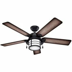Hunter Fan Key Biscayne 54" Damp Ceiling Fan 59135 - Weathered Zinc